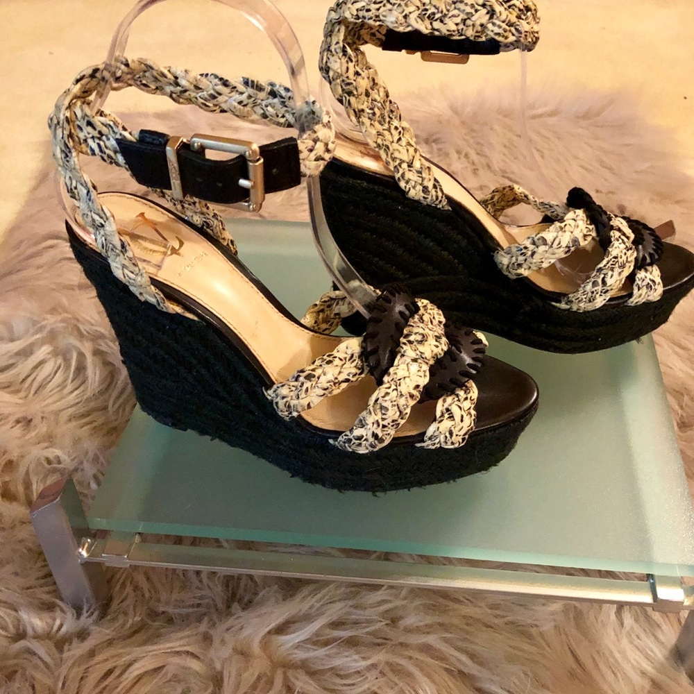 Vc Collections Python Embossed Leather Espadrilles - image 3